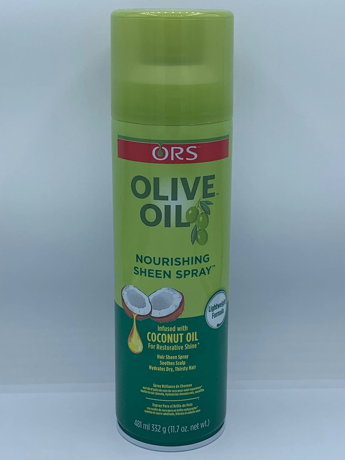 Ors Olive Oil Sheen Spray Nourishing Coconut Oil 2oz