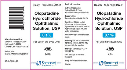 GNP OLOPATADINE HCL 0.1% O/S 5 ML