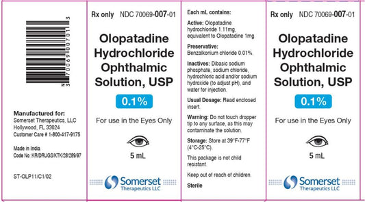 GNP OLOPATADINE HCL 0.1% O/S 5 ML