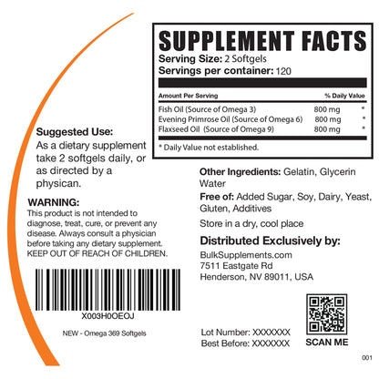 OMEGA-3-6-9 GC 1200MG 60 SFG
