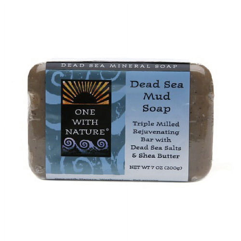 ONE WITH NATURE DEAD SEA BAR SOAP,SEA MUD