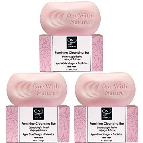 ONE WITH NATURE SOAP,FEMININE,PETAL FRESH