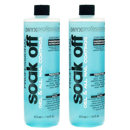 ONYX Professional Soak Off Formula Nail Polish Remover, 16 oz