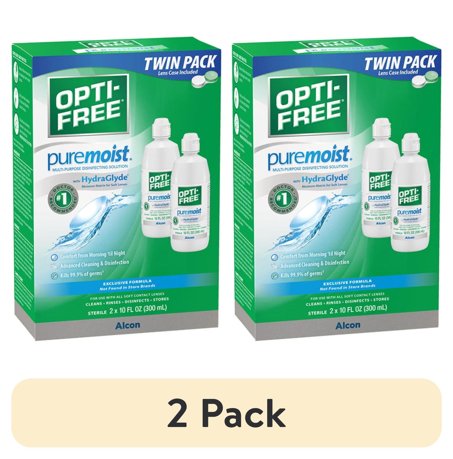 OPTI-FREE PUREMOIST W/ LENS CASE 2OZ