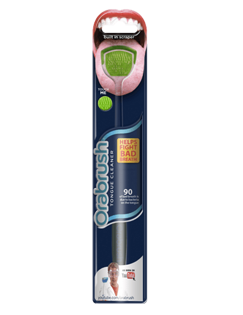 Dentek Orabrush Tongue Cleaner .