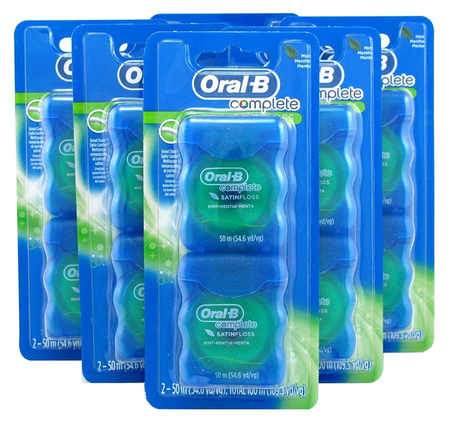 ORAL B ESSNTL FLOSS MINT TWIN PK 2X50M