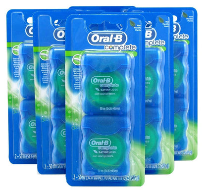 ORAL B ESSNTL FLOSS MINT TWIN PK 2X50M