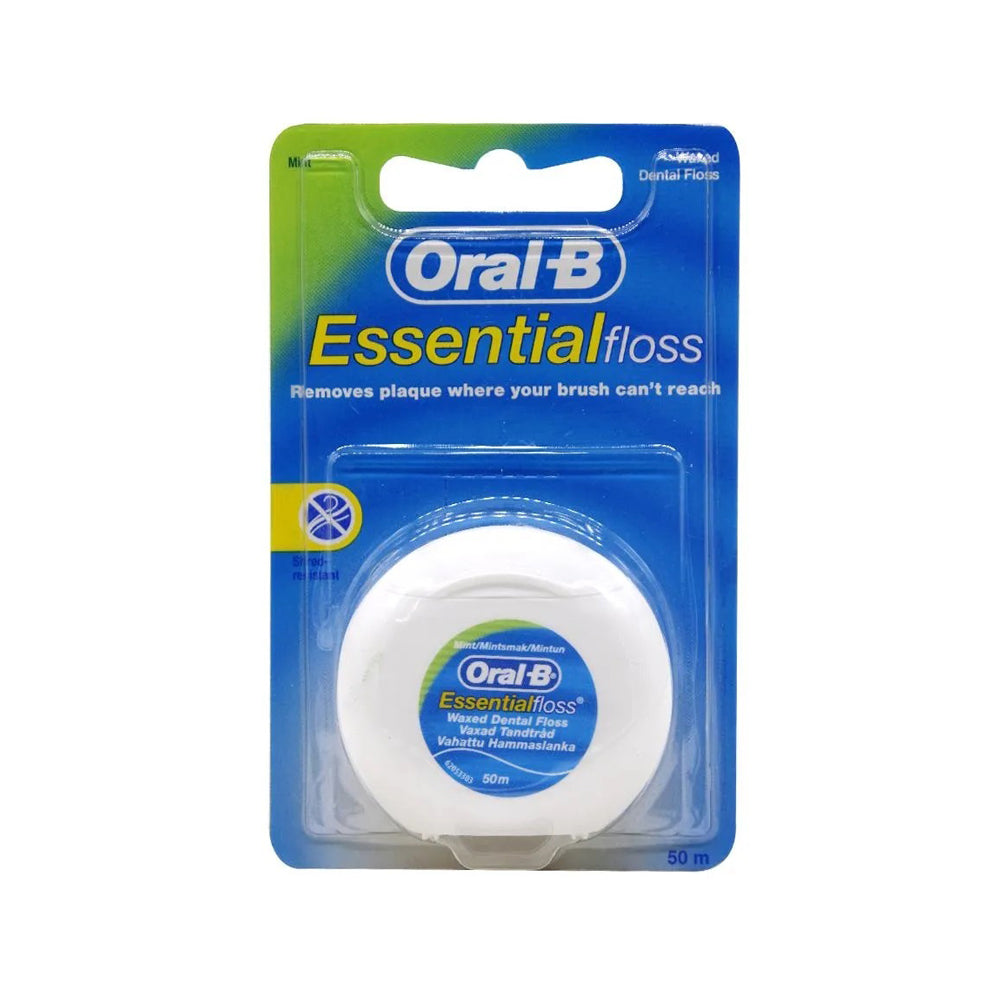 Oral-B Essential Floss 54 Yds Waxed (6in)