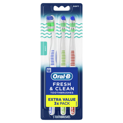 ORAL B FRESH & CLEAN T/B SOFT 6CT