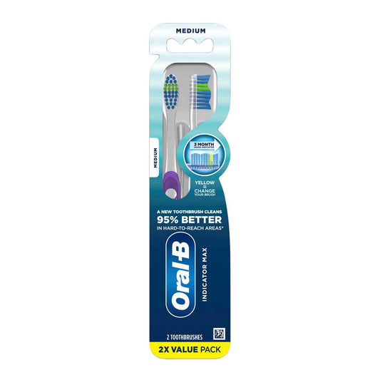 ORAL B INDICATOR SOFT T/B 2 CT