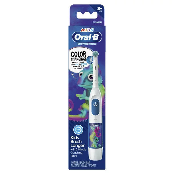 Oral-B Toothbrush Kids X-Soft Battery Powered Color Changing