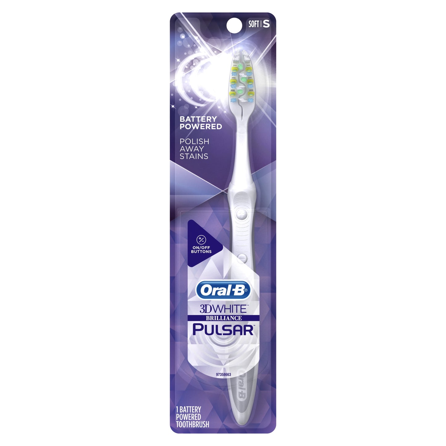 ORAL B TOOTHBRUSH PULSAR 40 BATTERY SOFT