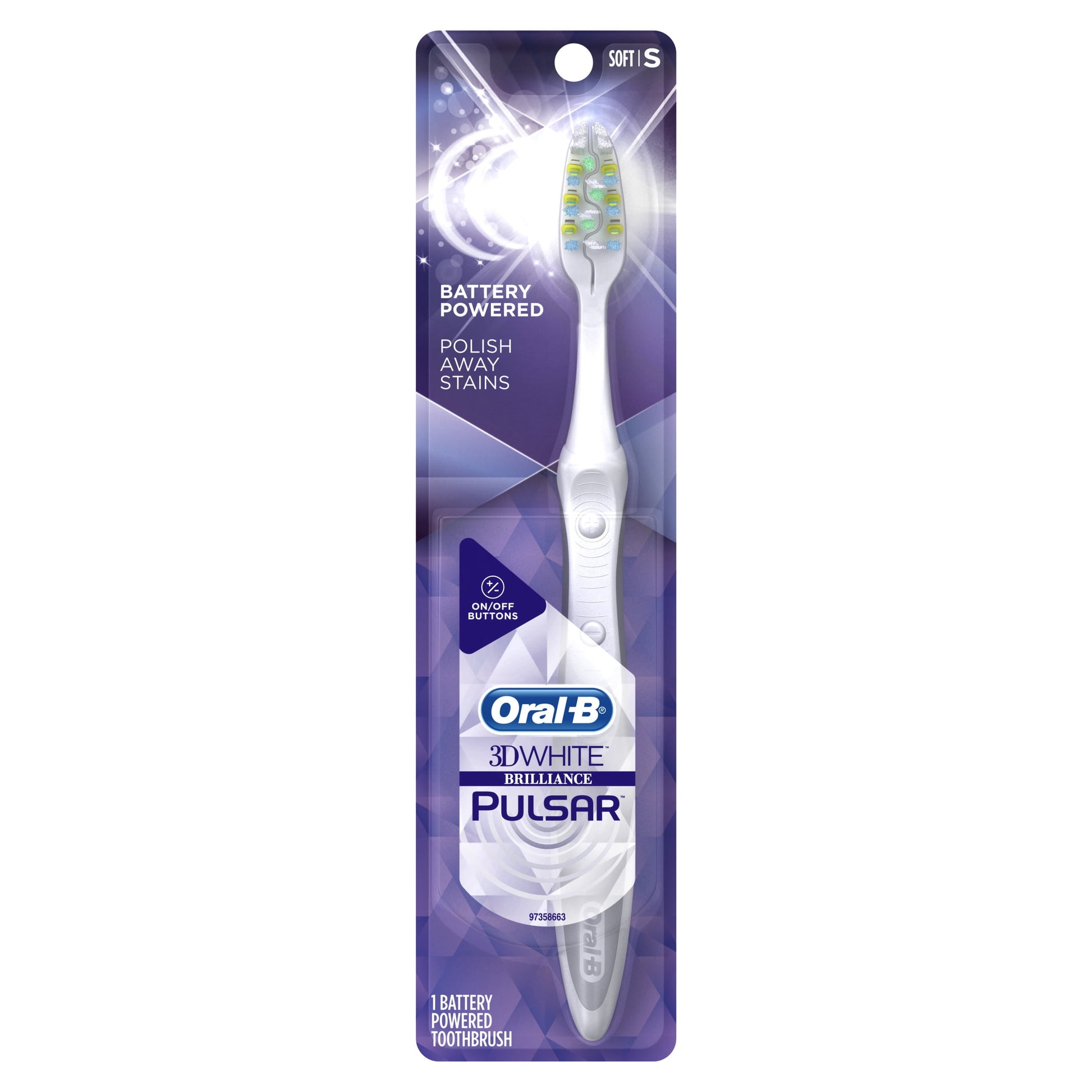 ORAL B TOOTHBRUSH PULSAR 40 BATTERY SOFT