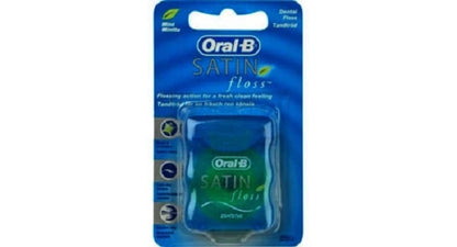 Oral-B Complete Floss 55 Yds Satin Mint Twin Pack (6in)