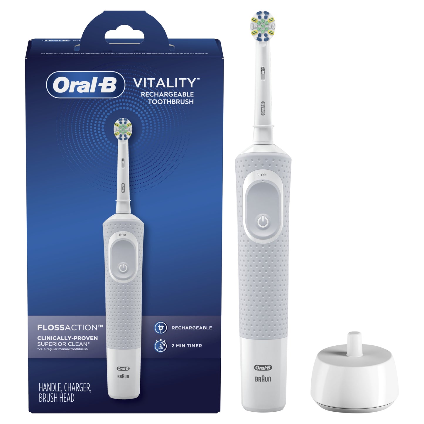 ORAL B TOOTHBRUSH FLOSS ACTION REFIL 3CT