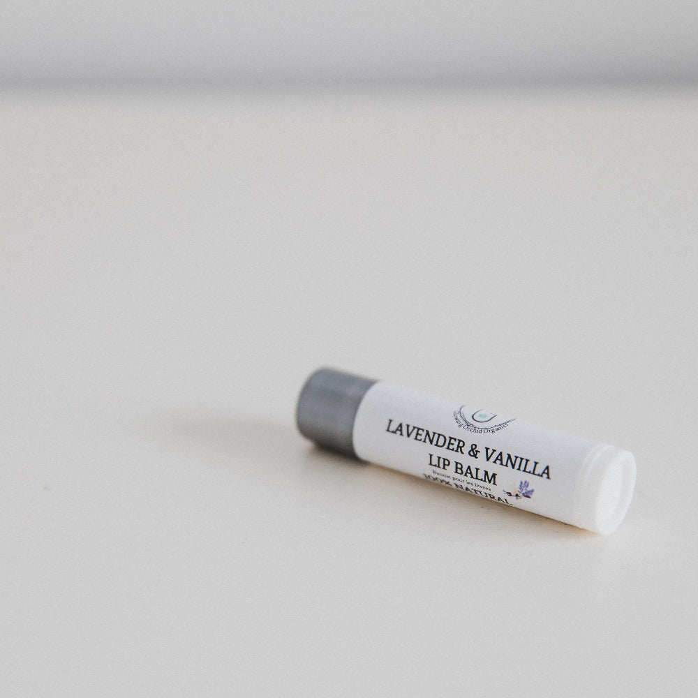 Organic Lip Balm; Vanilla Lemon