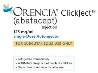 ORENCIA CLICKJECT SY125MG/ML4X1ML