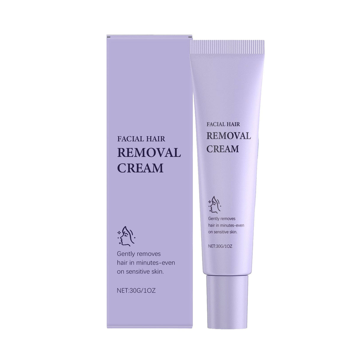 Organic Facial Hair Remover; Travel Kit