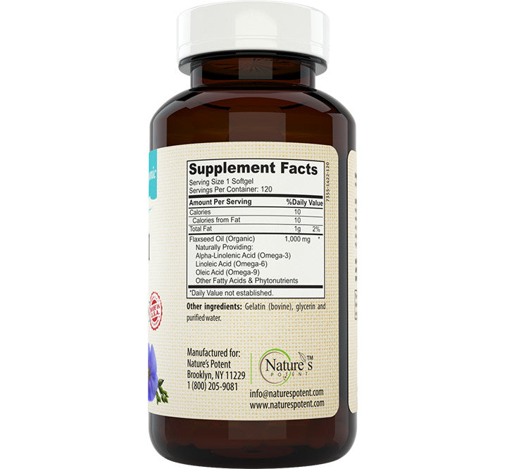 NAT B FLAXSEED OIL GC 1000MG 90