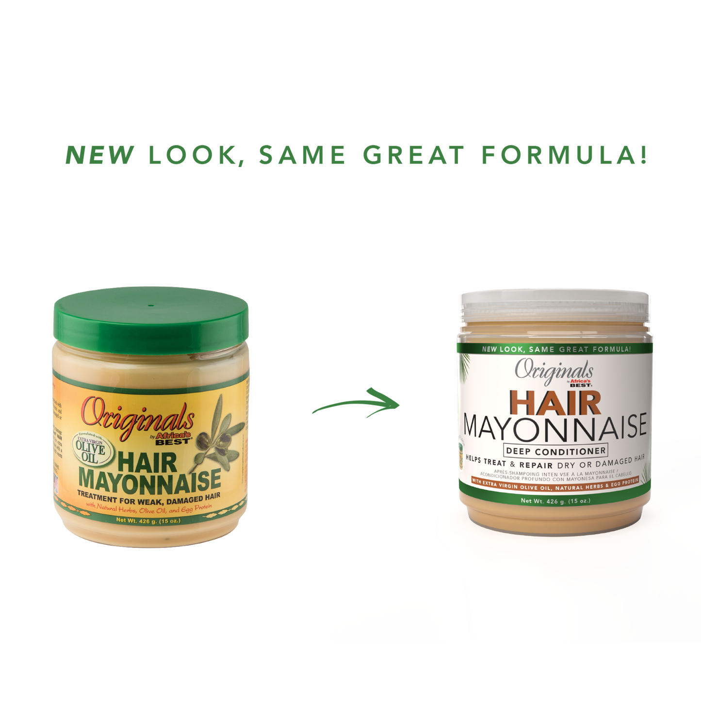 Africas Best Orig Hair Mayo Deep Conditioner 15oz Jar