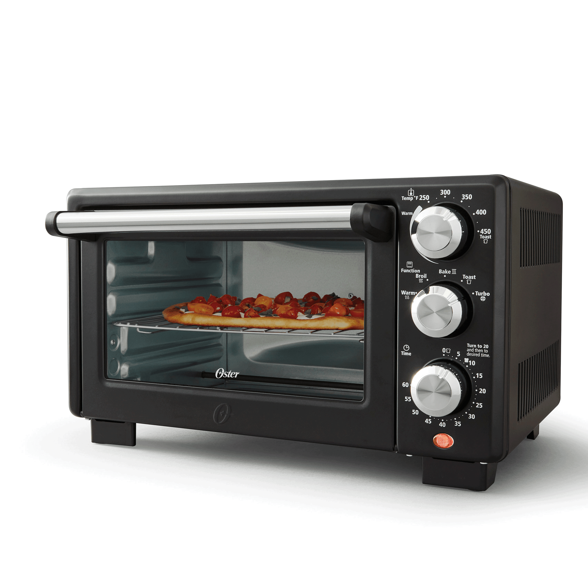 OSTER TOSTER OVEN MATTE BLACK