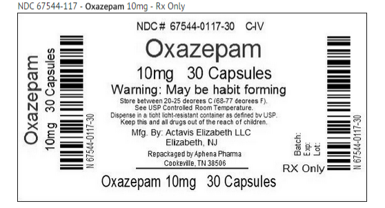 OXAZEPAM CP 30MG 100           C4