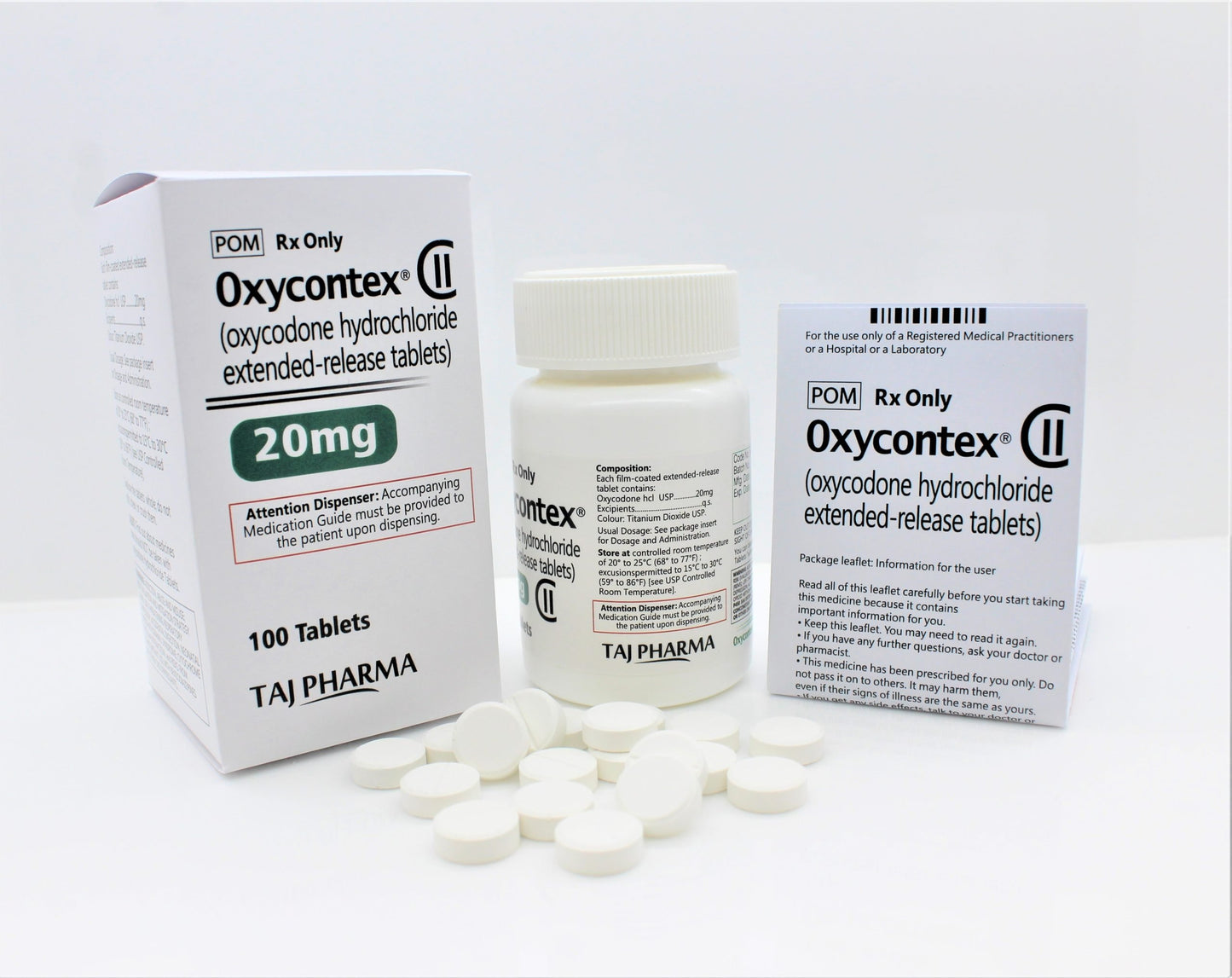 OXYCODONE HCL TB 20MG 100      C2