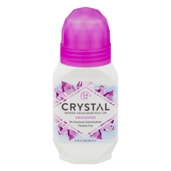 Crystal Deodorant Roll-On 2.25oz Unscented