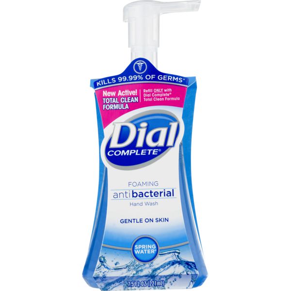 Dial Foaming Hand Wash 7.5oz Anti-Bacterial Spring Water