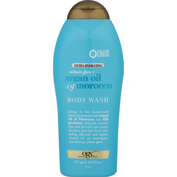 Ogx Body Wash Argan Oil Of Morocco Extra Hydrating 19.5oz