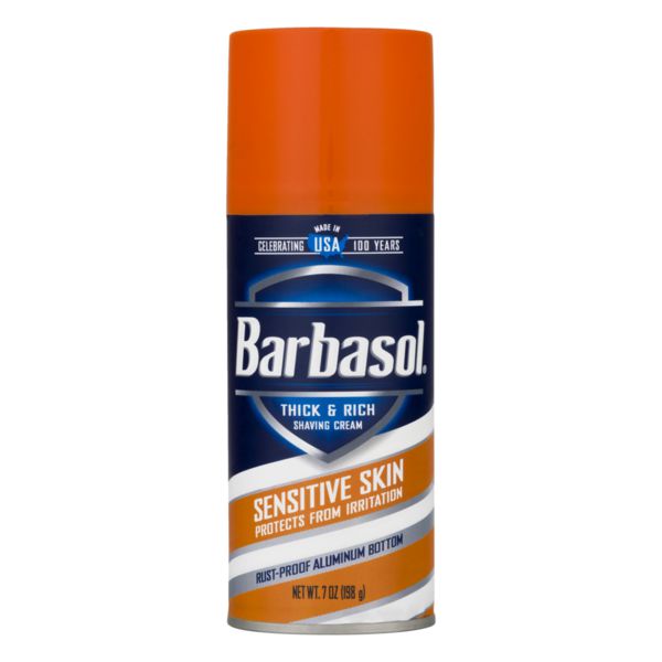 Barbasol Shaving Cream Sensitive Skin 10oz