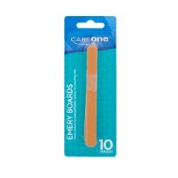 CAREone Emery Boards, 10 count
