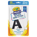 Pacon Self-Adhesive 2.5" Paper Letters - Black and White, 310 count