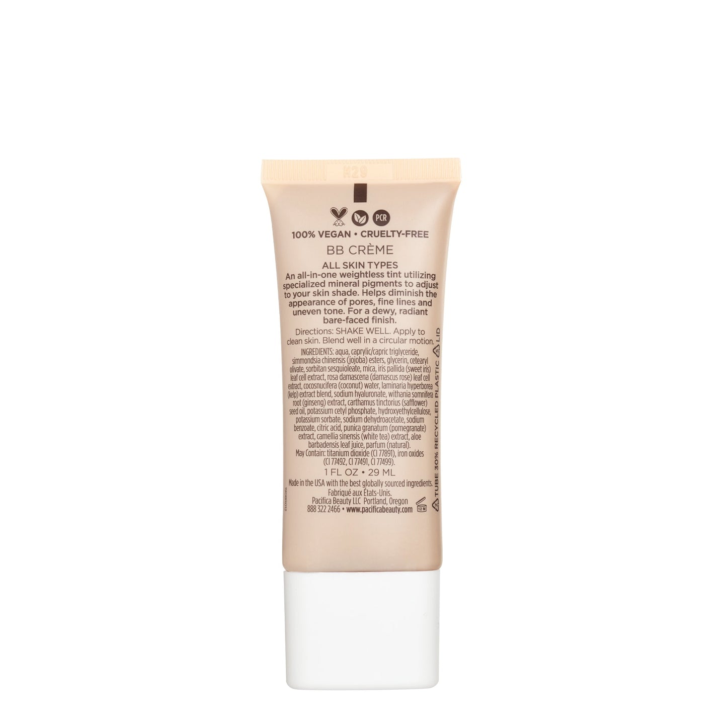 Pacifica 30423 Alight BB Cream Shade 11 (Lightest) 1 fl oz