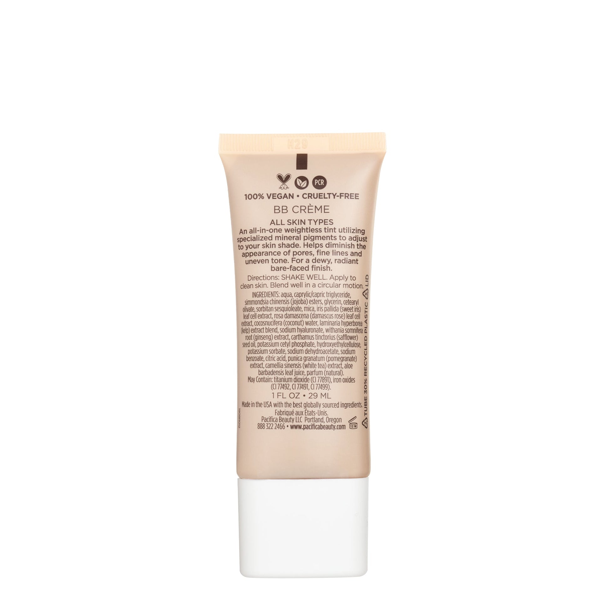 Pacifica 30423 Alight BB Cream Shade 11 (Lightest) 1 fl oz
