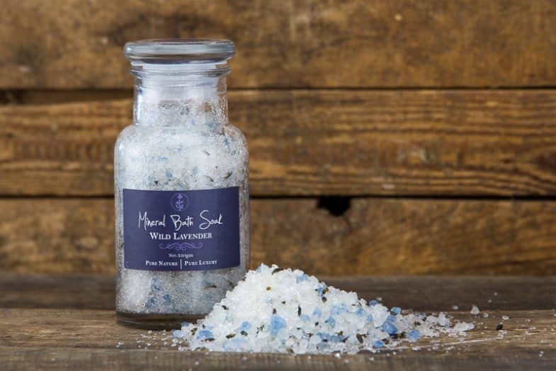 Village Nat. Mineral Bath Soak Nighttime Lavender 20oz
