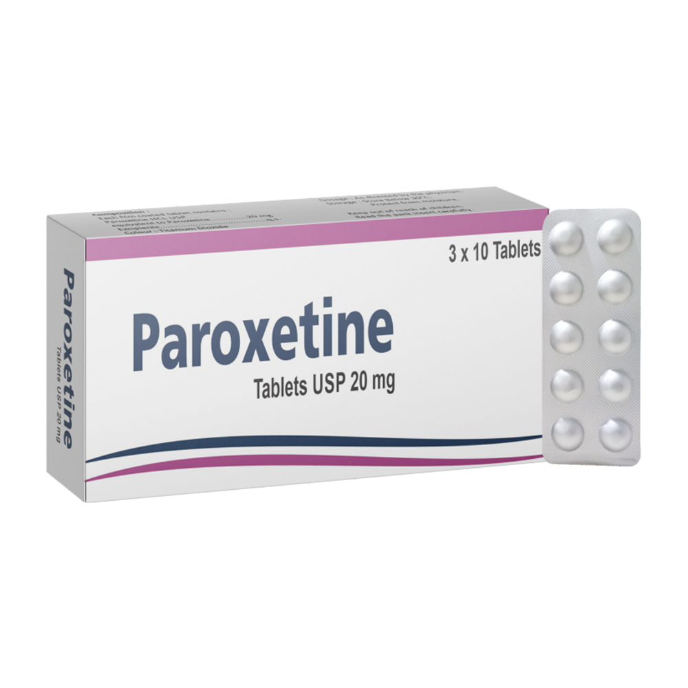 PAROXETINE HCL TB 20MG 90 CPLT