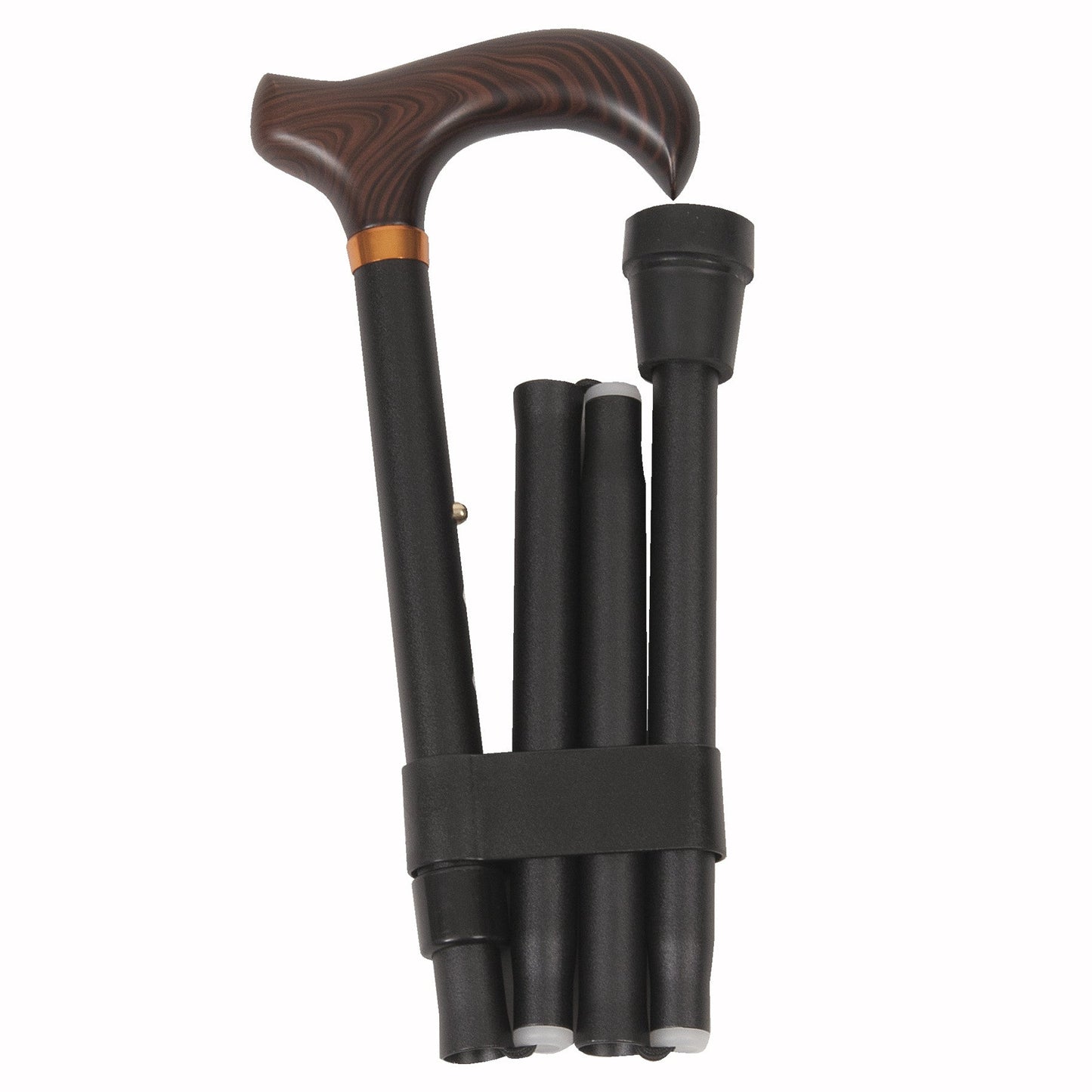 CANE EQ FOLDABLE ADJ DERBY/HANDLE