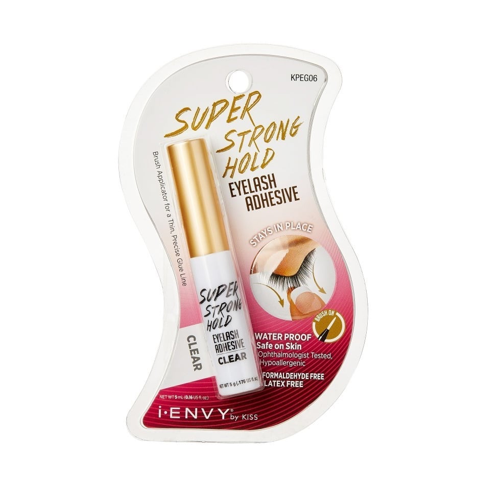 Kiss I Envy Eyelash Adhesive Super Strong Hold Clear 5 Gram