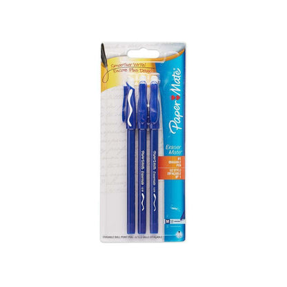 ERASERMATE 3PK BLUE