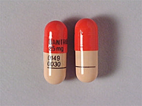 DANTROLENE SODIUM CP 25MG 100