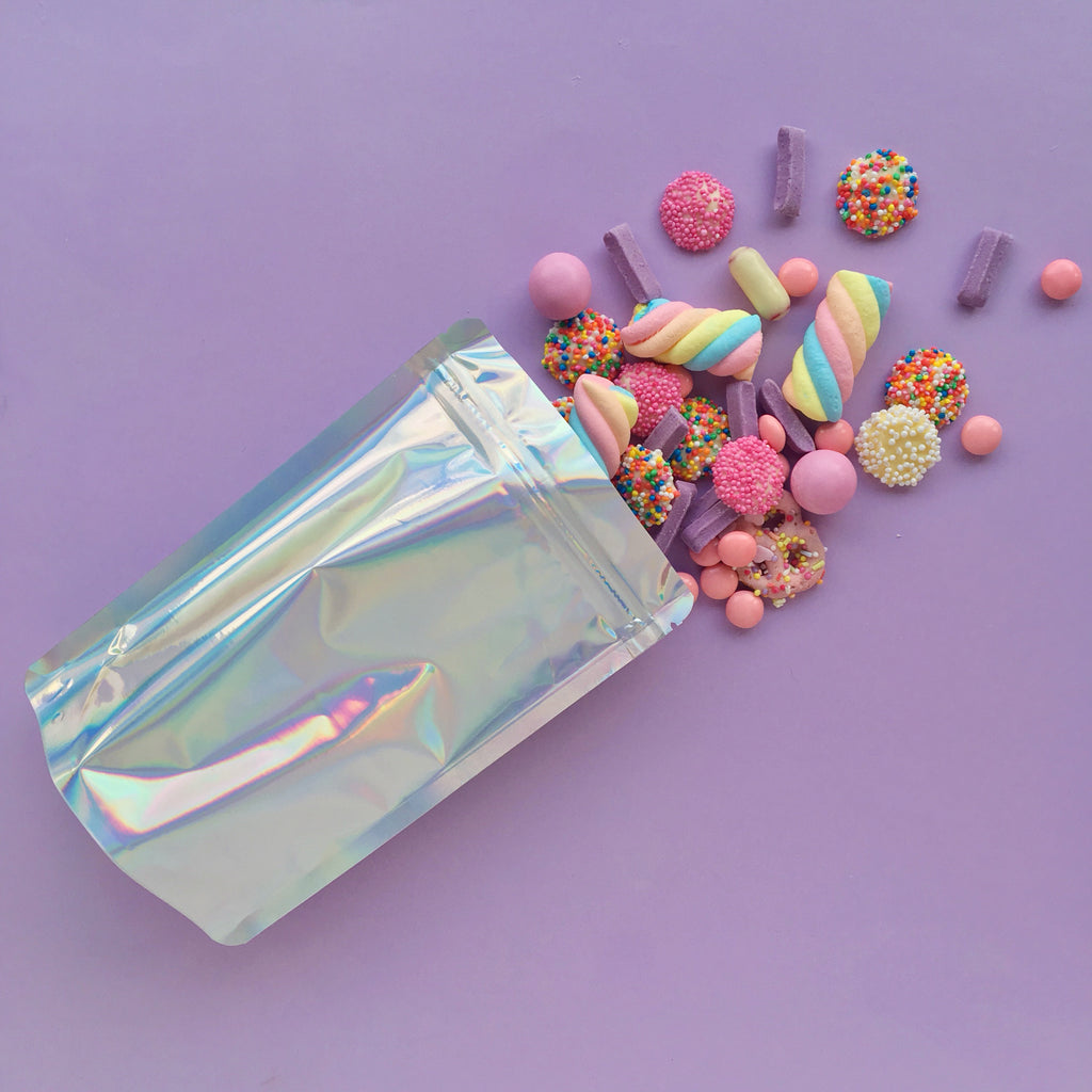 GIFT BAGS LGE HOLOGRAM ASST