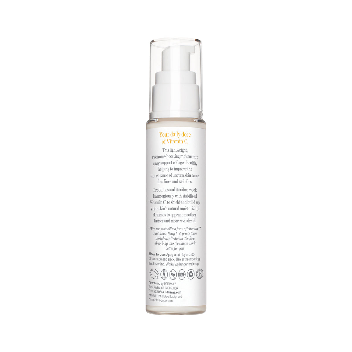 DERMA E CLNSR,DLY BRGHTNG,VIT C