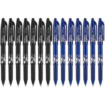 Pilot Frixion Ball Erasable Gel Ink Pens, Fine Point (0.7mm), Black, 2 Count