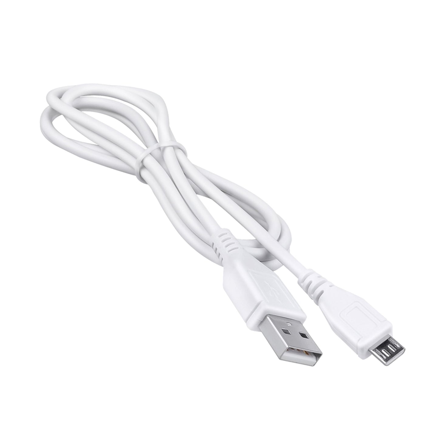 CHARGEWORX USB CABLE MIC WHITE