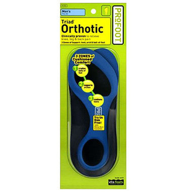 TRIAD ORTHOTIC INSOLES PD MEN