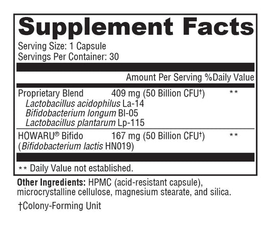 NT PROBIOTIC ACDPH CP 2 MG 100