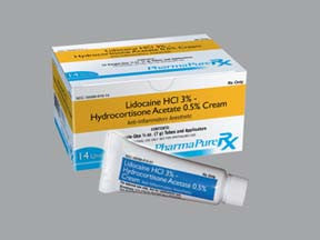 LIDOCAINE/HC KT 3-0.5% 20X7GM CRM