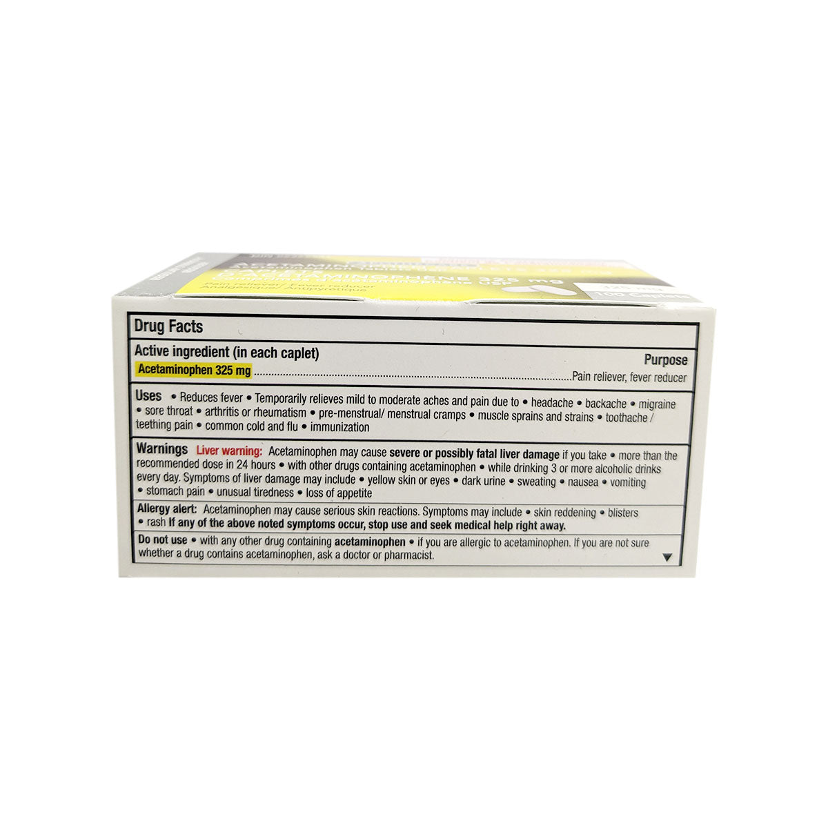 ACET/BTB/CAFF CP 325-50-40MG 100