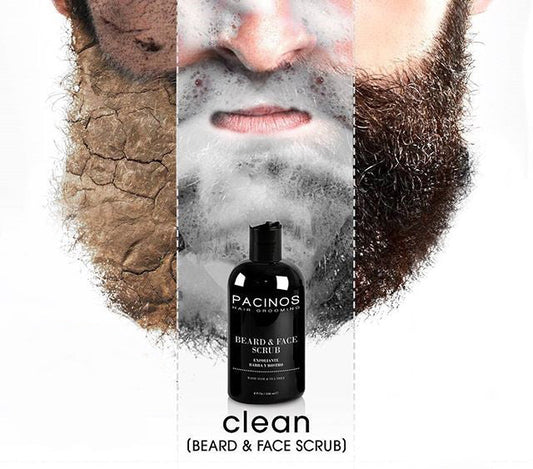 PACINOS BEARD & FACE SCRUB 4 OZ